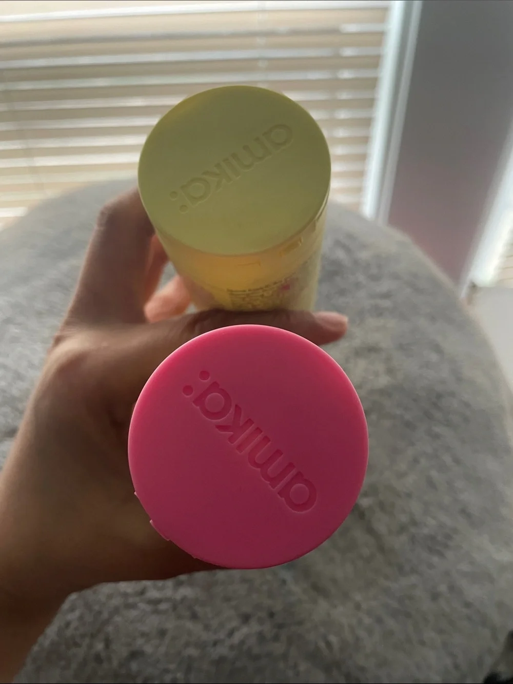 amika Forget Frizz Shampoo & Conditioner Duo - Yellow & Pink